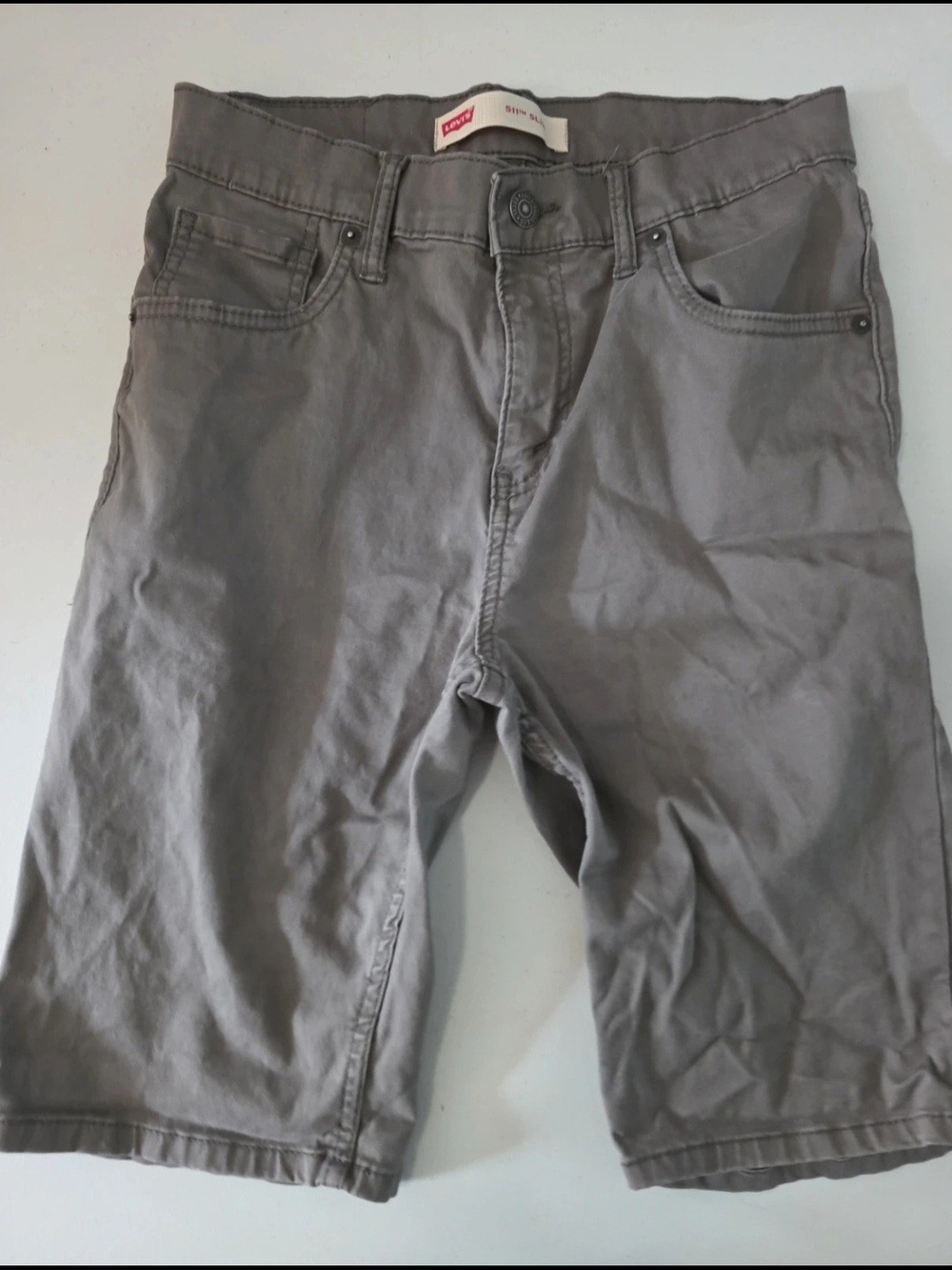 Levi's Gray Kids' Casual Jean Shorts 511 Slim